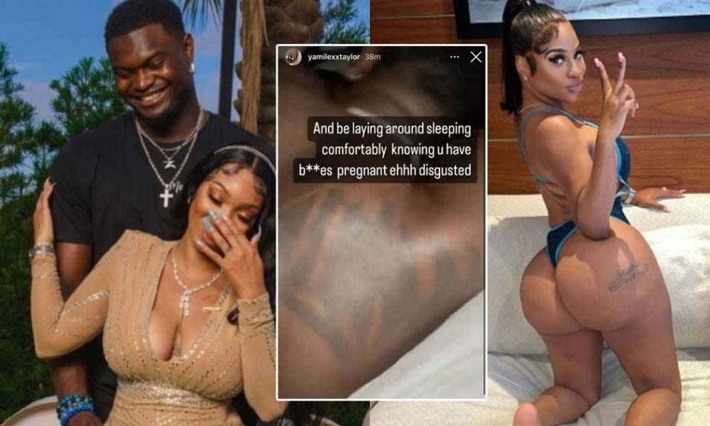 Ex-P0rnstar, Moriah Mills Calls Out Boyfriend, Zion Williamson For Cheating And Impregnating Another Woman