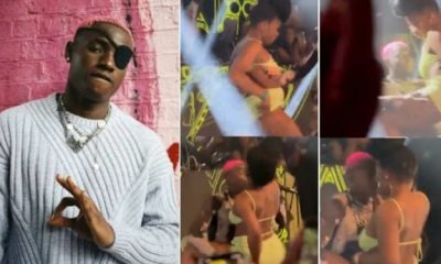 Lady Struggles With Her Miniskirt, Suffers Nip Slip As She Twerks On Ruger’s Laps [Video]