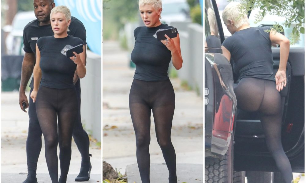 Kanye West’s Wife, Bianca Censori Rocks Sheer Tights And Goes Shoeless For Lunch Date [Photos]