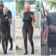 Kanye West’s Wife, Bianca Censori Rocks Sheer Tights And Goes Shoeless For Lunch Date [Photos]