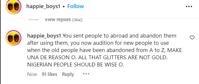 "You Can't Use Our Stars To Ride Private Jet And Expect Us To Remain Quiet" - Happie Boys Tells Apostle Chibuzor 3 "You Can't Use Our Stars To Ride Private Jet And Expect Us To Remain Quiet" - Happie Boys Tells Apostle Chibuzor