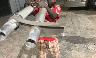 Police Arrests Man For Vandalising Lagos Bridge Railings 14