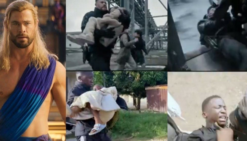 "They're Trying To Take Our Jobs" – Chris Hemsworth Hails Ikorodu Bois’ For Remake Of ‘Extraction 2’ [Video]