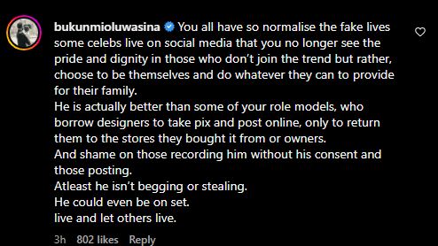 Bukunmi Oluwasina Reacts After Sylvester Madu Was Seen Selling 'Okrika' In Enugu