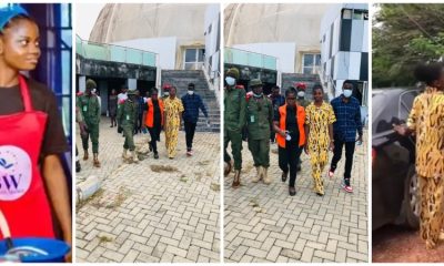 Chef Dammy Steps Out With Security Escort As She Announces 150-Hour Cook-A-Thon [Video]