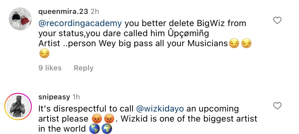 Outrage As Grammy Organisers Describes Wizkid And Rema As 'Up-And-Coming Artistes’ 4