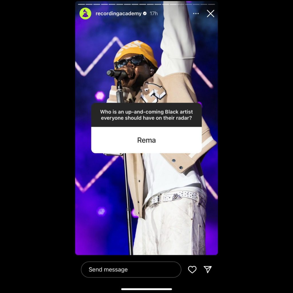 Outrage As Grammy Organisers Describes Wizkid And Rema As 'Up-And-Coming Artistes’