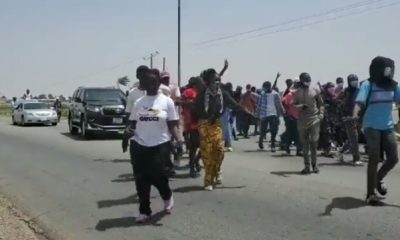 Zamfara Varsity Students Protest Kidnap Of Five Colleagues 2