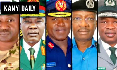 New Service Chiefs appointed by Tinubu