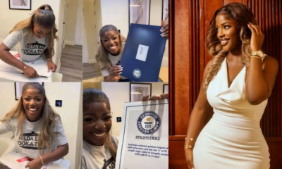 Hilda Baci Unboxes Her Plaque For Breaking Guinness World Cooking Record [Video]