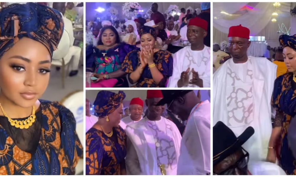 Nigerians Reacts As Regina Daniels Step Out With Husband, Ned Nwoko For Delta Governor's Birthday Party [Video]