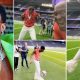 Wizkid Causes Buzz As He Show Off His Football Skills At Tottenham Stadium [Video]