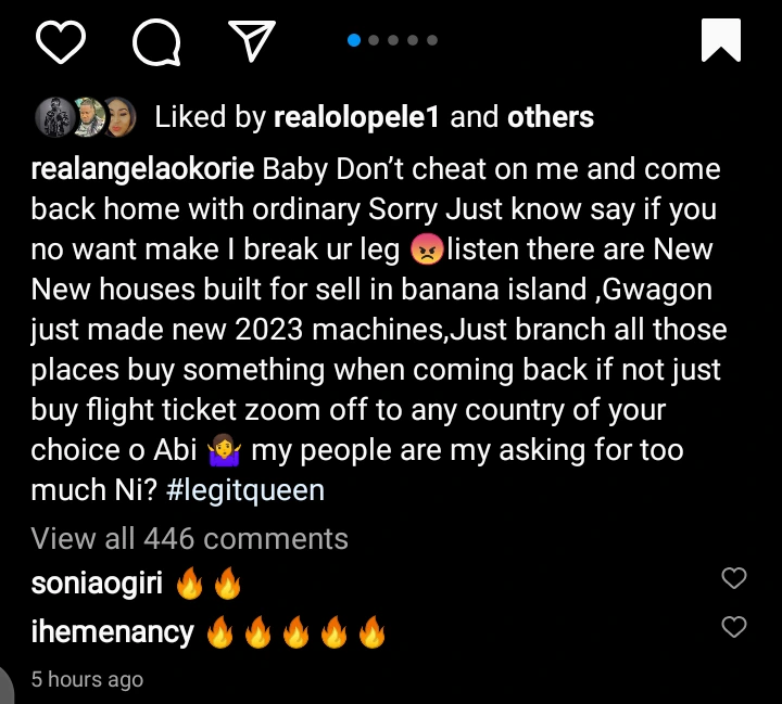 I’ll Forgive A Cheating Partner If He Buys Me Expensive House Or Car - Angela Okorie