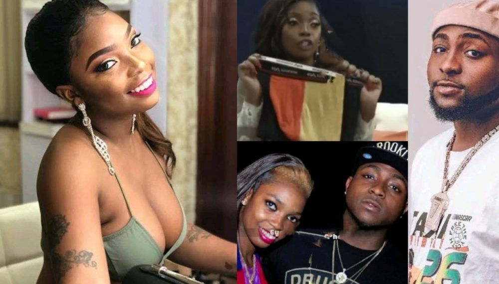 Kenyan Singer, Pendo Stacy Claims She Slept With Davido, Show Off His Boxer On Live TV [Video]