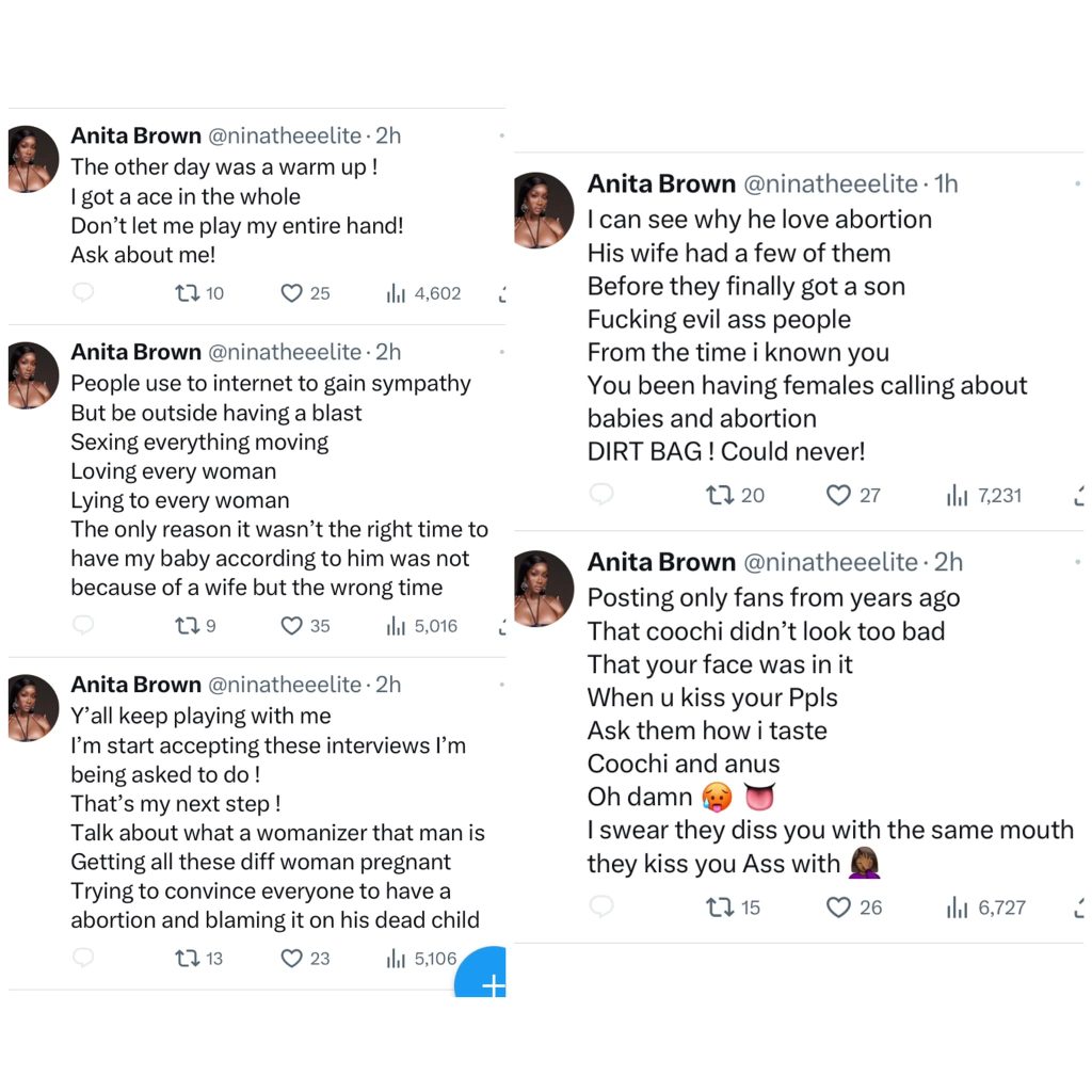 Davido Licked V@gina And A$$ Weeks Ago, Chioma Had Abortions Before They Had A Son - Anita Brown