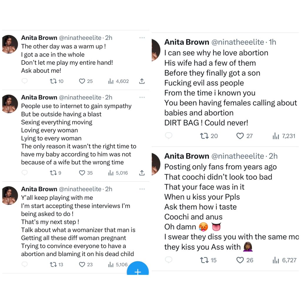 Davido Licked V@gina And A$$ Weeks Ago, Chioma Had Abortions Before They Had A Son - Anita Brown