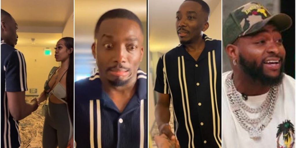 Davido: Bovi Flees From Lady Who Identified As Anita, Says Her Name Gives PTSD [Video]