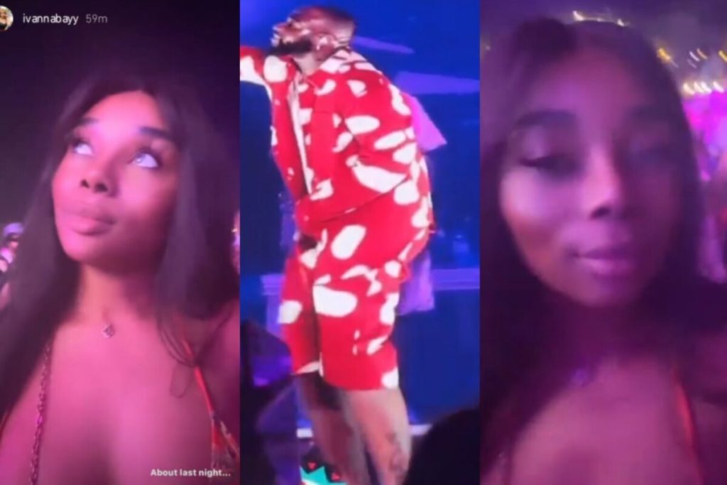 Davido's Alleged Pregnant Side Chic, Ivanna Bay Attends His Show In Portugal[Video]