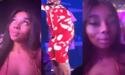Davido's Alleged Pregnant Side Chic, Ivanna Bay Attends His Show In Portugal[Video]