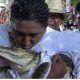 Mexican Mayor, Victor Hugo Sosa Weds Crocodile, Says 'We Love Each Other' 3