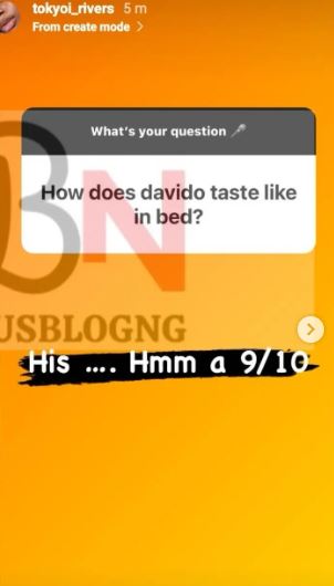 "How Davido Tastes In Bed" – Chisom Flower Speaks On Singer’s Sexual Prowess