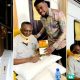 Prophet Samuel Visits Ailing Actor, Clem Ohameze, Gifts Him N500k, Bible, Anointing Oil
