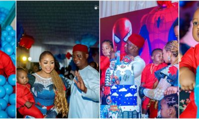 “I Got You Both For Life” - Regina Daniels Assures Sons On Their Birthday Party [Photos]