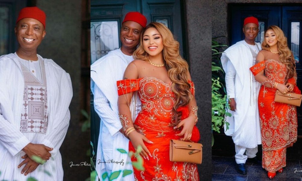 "We're Solidly Behind You” - Regina Daniels Assures Ned Nwoko As He Resumes Office [Video]