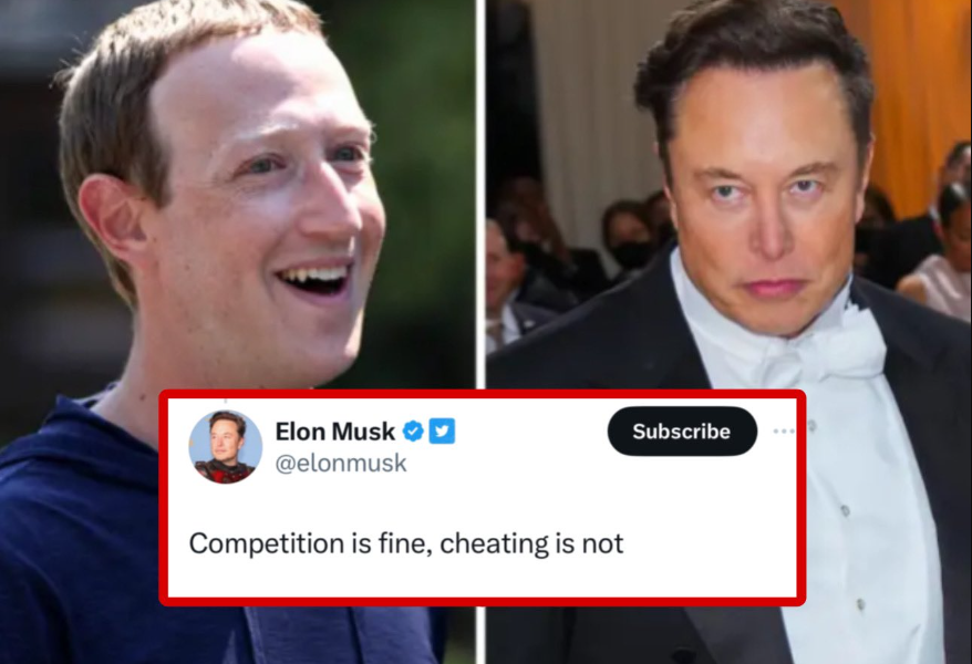 Elon Musk's Twitter Threatens To Sue Mark Zuckerberg Over 'Copycat' Threads App