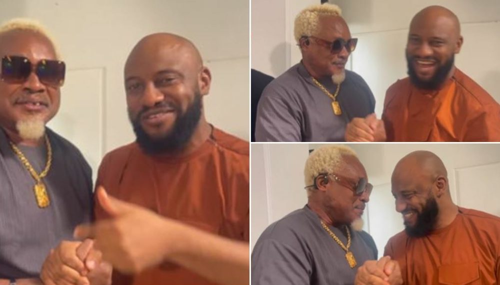 “A Man I Respect So Much" - Yul Edochie Excited As He Reunites With Jerry Amilo [Video]