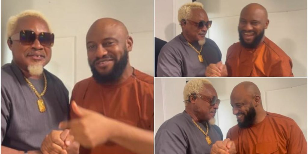 “A Man I Respect So Much" - Yul Edochie Excited As He Reunites With Jerry Amilo [Video]