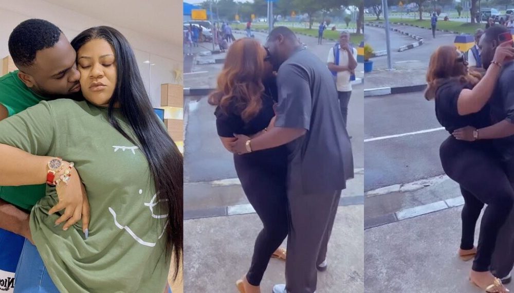 "Anywhere You Find Happiness, Make It Your Home” - Nkechi Blessing Says As She Kiss Her Lover [Video]