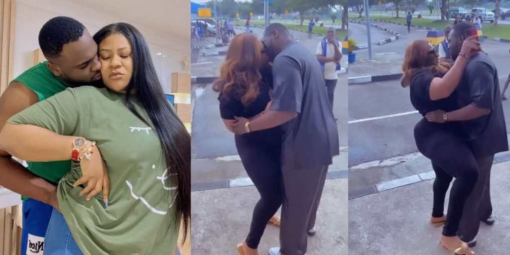 "Anywhere You Find Happiness, Make It Your Home” - Nkechi Blessing Says As She Kiss Her Lover [Video]