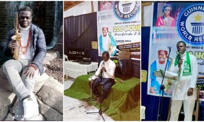 Nigerian Man, Oluwatobi Kufeji Begins 200hrs Singing Marathon To Break Guinness World Record