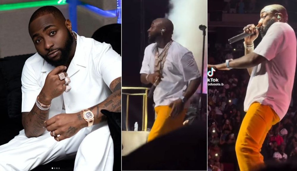 "Nobody Can Do You Like I Do" - Davido Brags About His 'Bed Skills' During US Concert [Video]