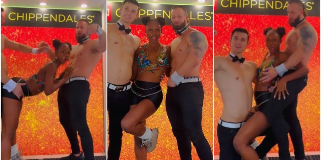 Korra Obidi Gets Cozy With Muscular Models During Intimate Photoshoot [Video]