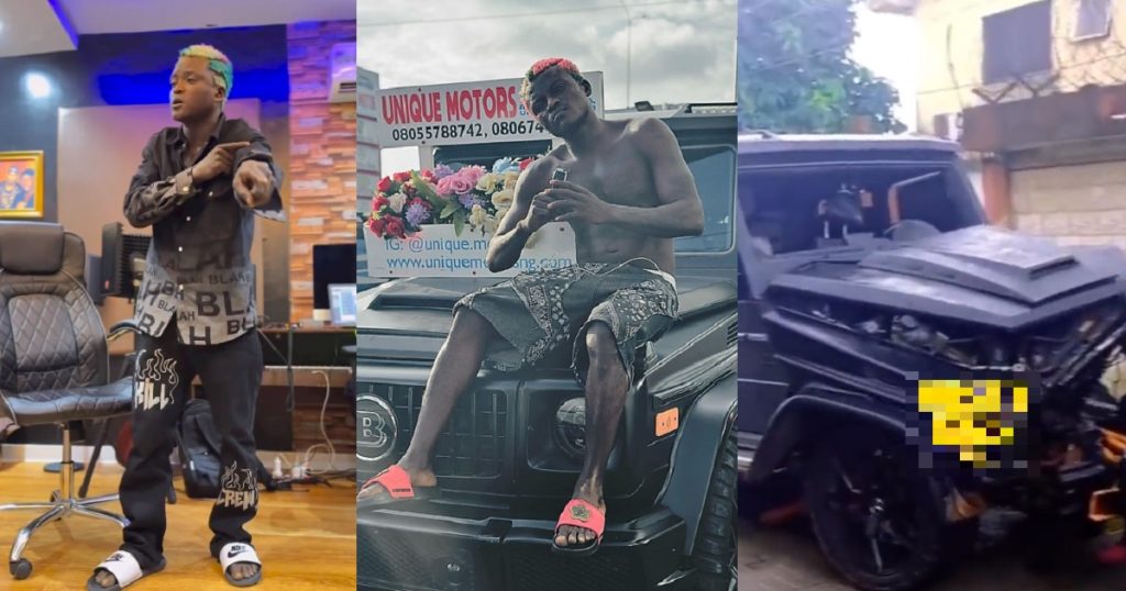"I'll Buy Another One" - Portable Survives Third Car Accident, Crashes New G-Wagon [Video]