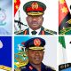 Senate Confirms Appointments Of Service Chiefs Nominated By Tinubu