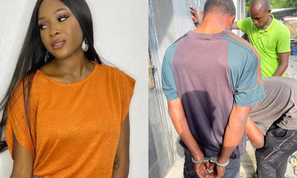 BBNaija Star, Vee Iye Arrests Plumber For Allegedly Collecting N150k For N20k Job