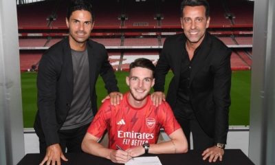 Arsenal Finally Announce Signing Of Declan Rice From West Ham In £105million Deal