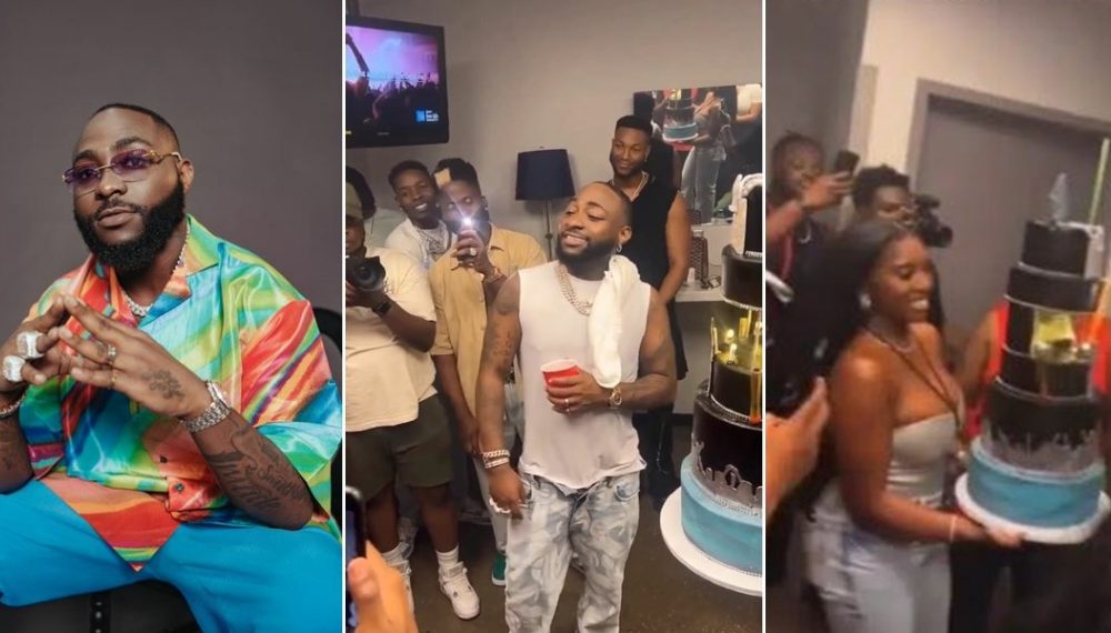 Davido Presented With Gigantic Cake After His Sold-Out Show In Toronto [Video]