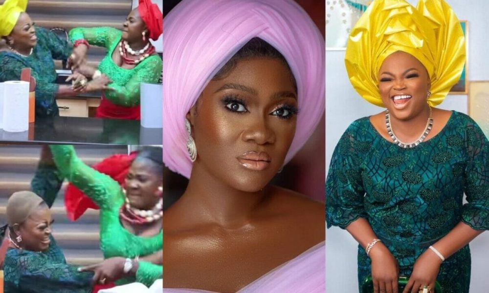 “I Need Her Home Address To Break Her Head” - Funke Akindele Fights Mercy Johnson [Video]