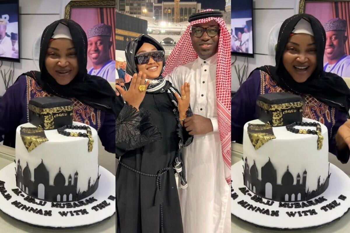 Mercy Aigbe Overwhelmed By Love And Gifts After Returning From Mecca [Video]