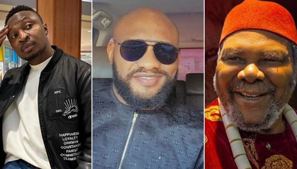 "Lion No Dey Born Goat, Una Sure Say Na Pete Edochie Born Yul?” – Funnybone Asks [Video]
