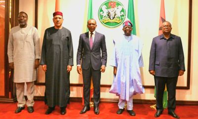 Tinubu Meets ECOWAS President And African Leaders In Aso Rock [Photos]