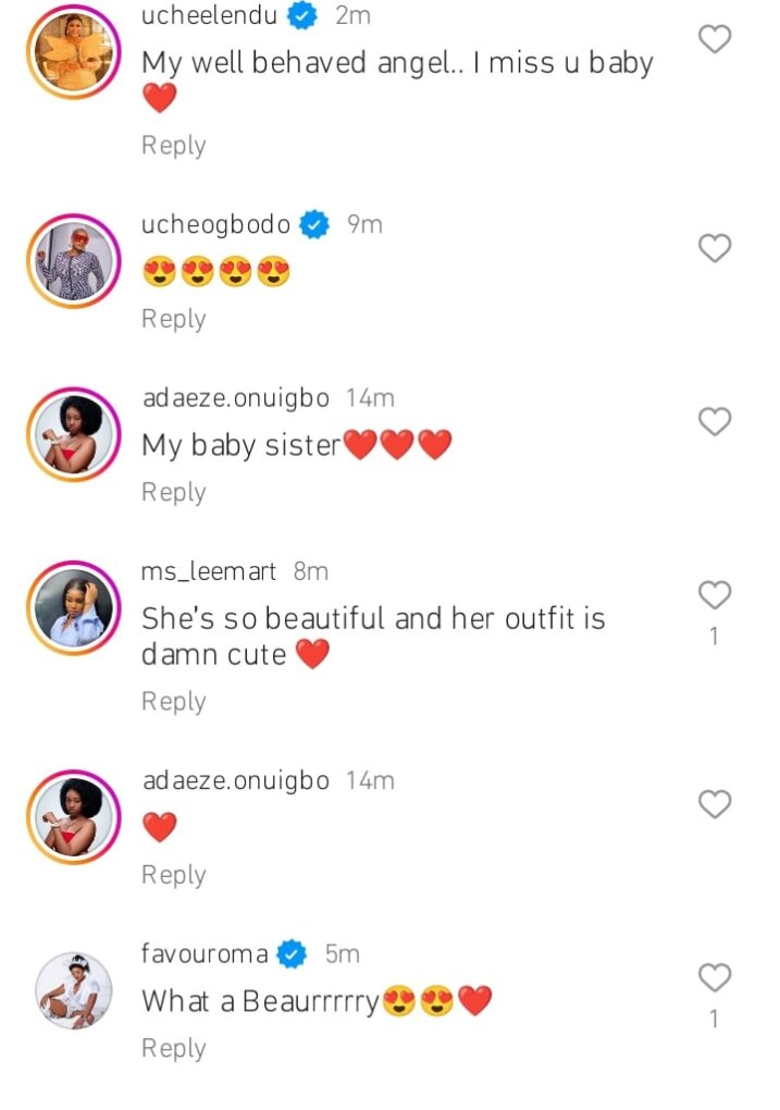 "She’s So Beautiful And Damn Cute" - Reactions As Queen Nwokoye Shares Photos Of Her Daughter