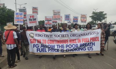 "Let The Poor Breathe" - Civil society Protest In Edo Over Fuel Price Hike [Video]