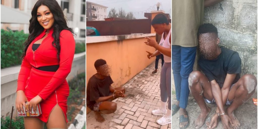 Peggy Ovire Arrests Man Who Stole Gas Cylinder, Generator Parts On Movie Set [Video]