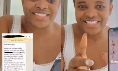 "I Can Give You A Male Child" - Angela Nwosu Reveals Shocking Message A Lady Sent To Her Husband [Video]