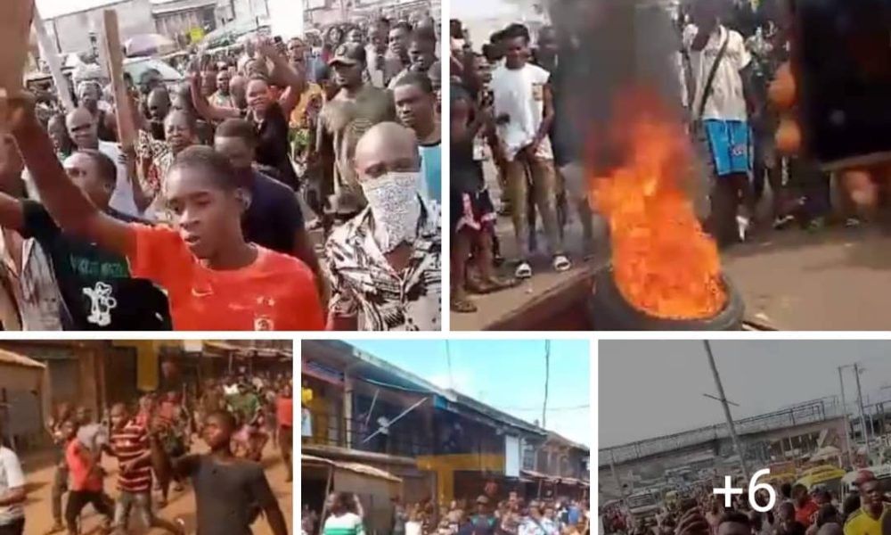 Sit-At-Home: Two Traders Killed As Protest Rocks Enugu Market Over Sealing Of 107 Shops [Video]